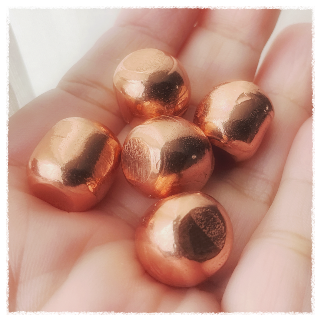 Polished Copper Tumbles