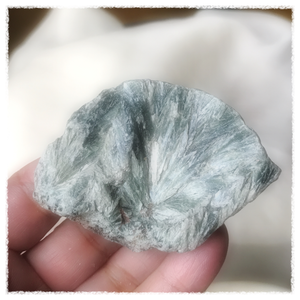 Raw Silvery Seraphinite