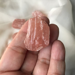 Raw Rose Pink Calcite