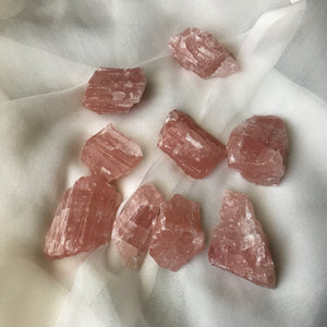 Raw Rose Pink Calcite