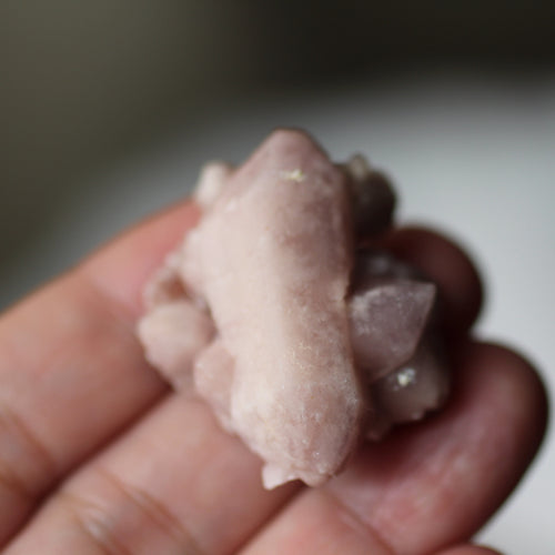 Pink Fur Baby Quartz Crystals - Song of Stones