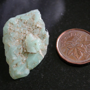 Turquoise Phantom Quartz Crystal 061501 - Song of Stones