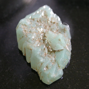 Turquoise Phantom Quartz Crystal 061501 - Song of Stones